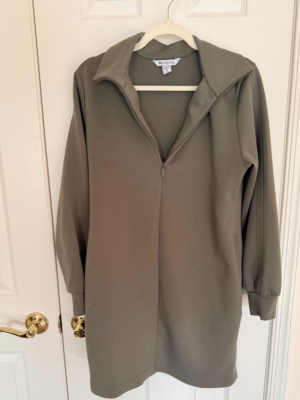 Athleta Quarter-Zip Sporty Dress